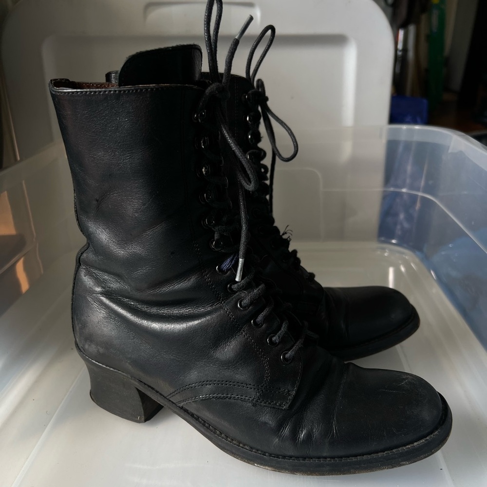 Vintage 90s Guess Granny Boots - Picture 8 of 11